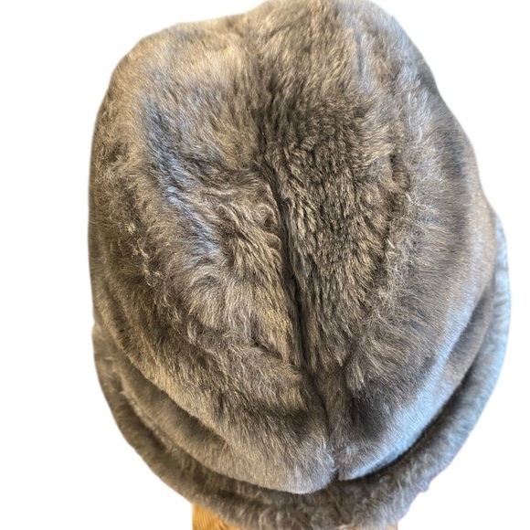 Vintage Faux Fur Gray German Russian Cossack Hat - Picture 5 of 9